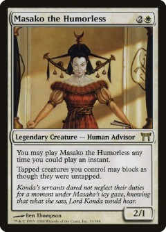 Masako the Humorless Champions of Kamigawa